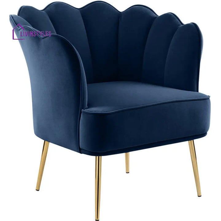 Araina Metal and Fabric Arm Chair | Living Room Chair | Lounge Chair