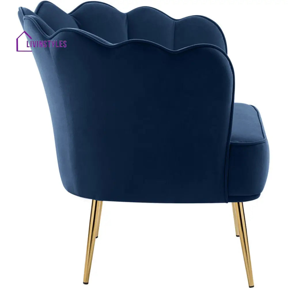 Araina Metal and Fabric Arm Chair | Living Room Chair | Lounge Chair