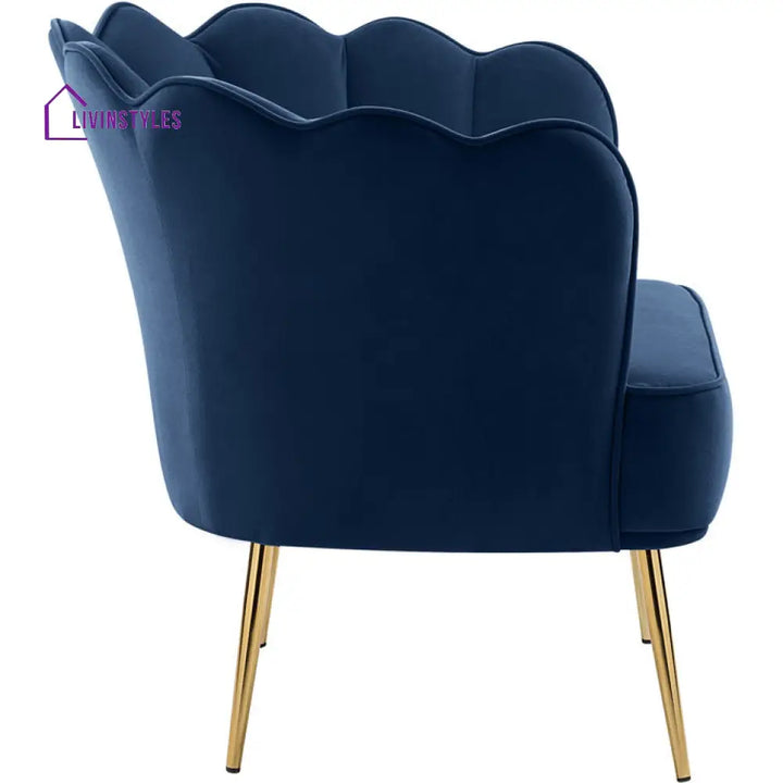 Araina Metal and Fabric Arm Chair | Living Room Chair | Lounge Chair