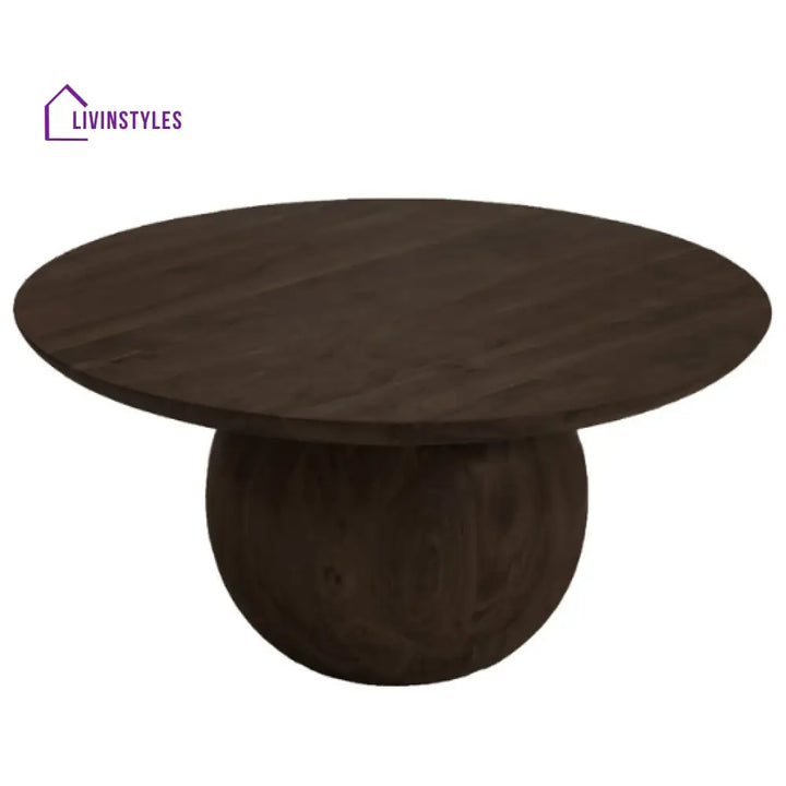 Arav Solid Wood Coffee Table |Coffee For Living Room | Centre - Walnut