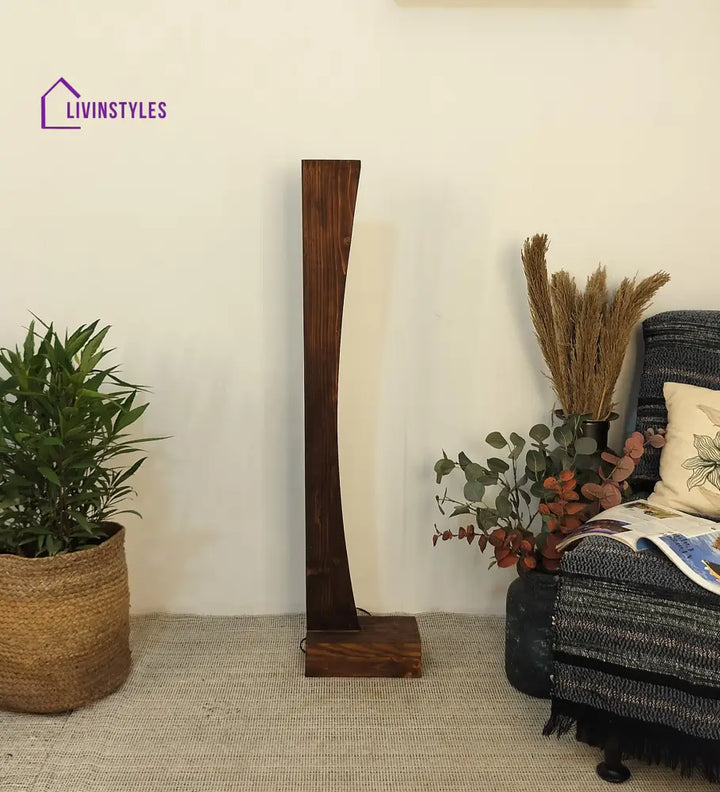 Arc Led Wooden Floor Lamp Lamps