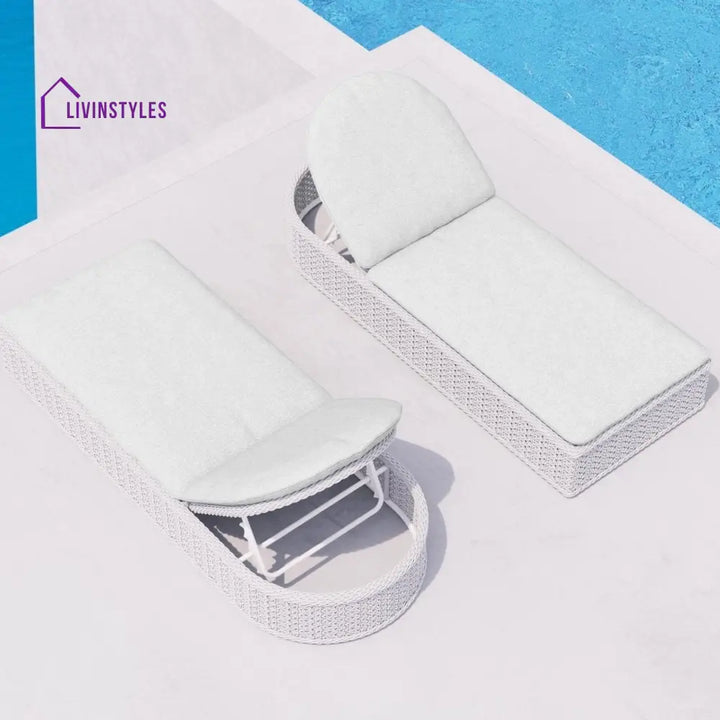 Arctic Outdoor Chaise Lounger - Set Of 2