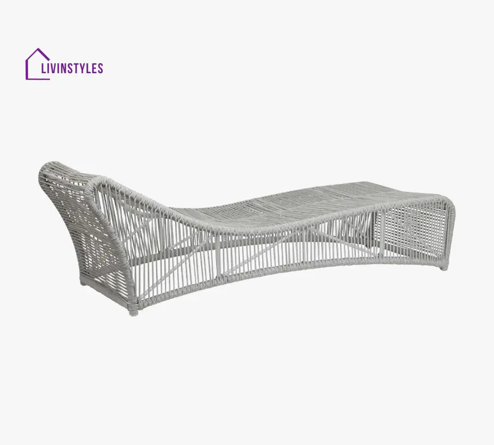Arcuri Outdoor Swimming Poolside Lounger Braided & Rope - Loungers