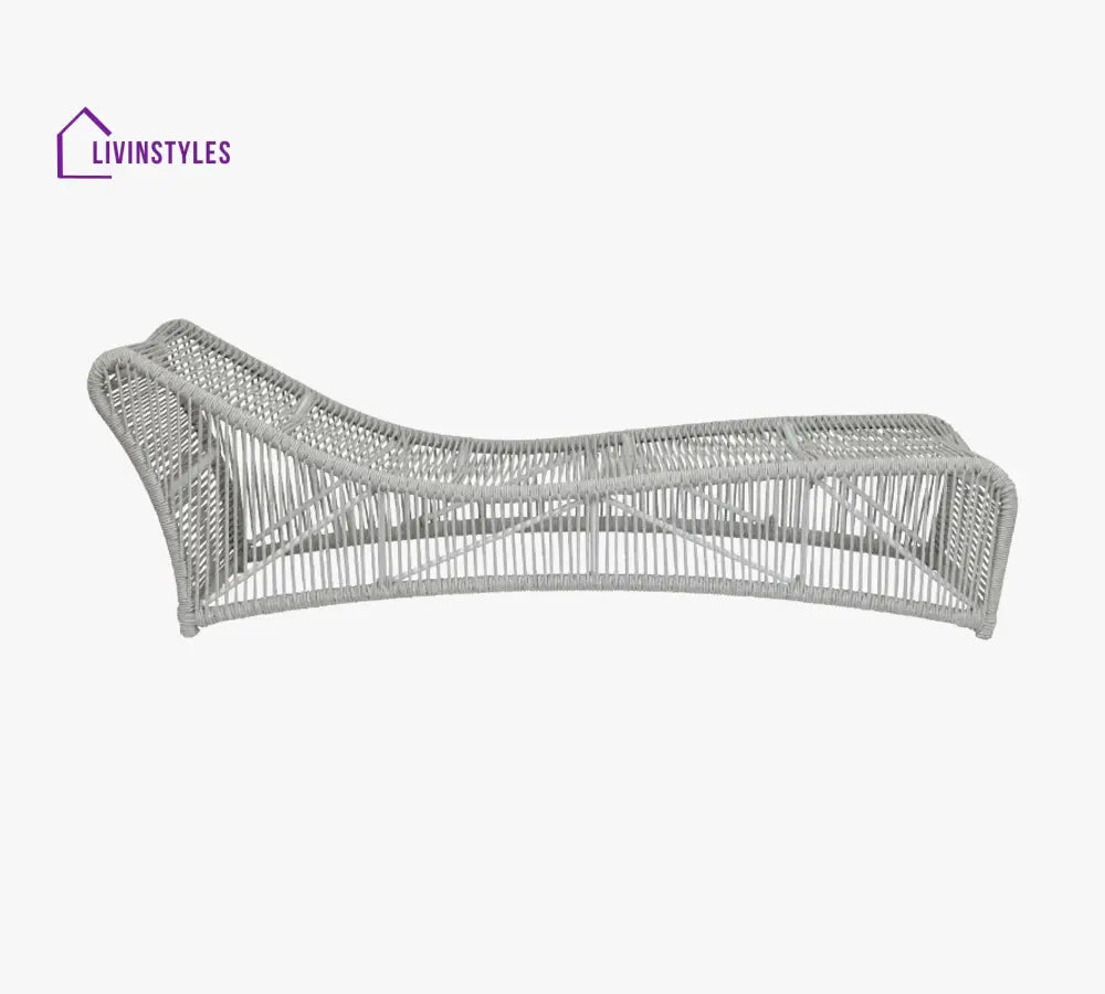 Arcuri Outdoor Swimming Poolside Lounger Braided & Rope - Loungers