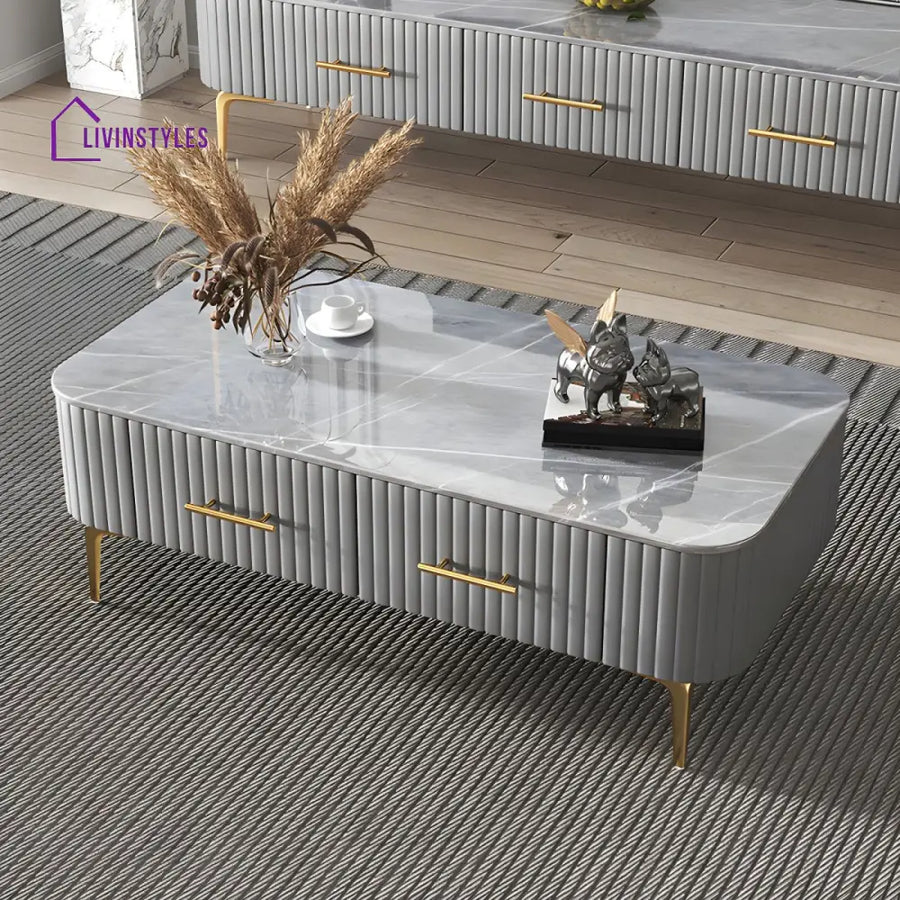 Aria Coffee Table for Living Room | Rectangle Shape
