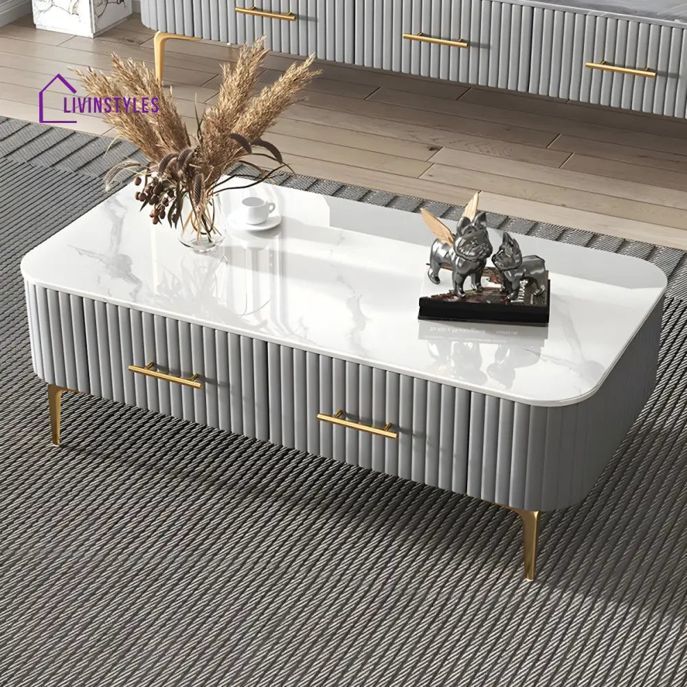 Aria Coffee Table for Living Room | Rectangle Shape