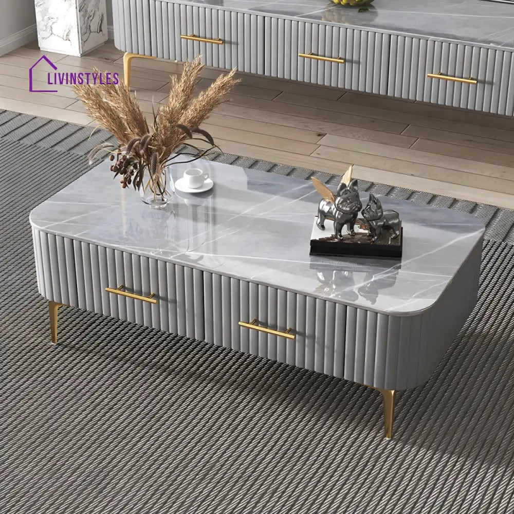 Aria Coffee Table for Living Room | Rectangle Shape