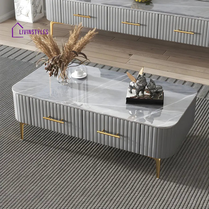 Aria Coffee Table for Living Room | Rectangle Shape