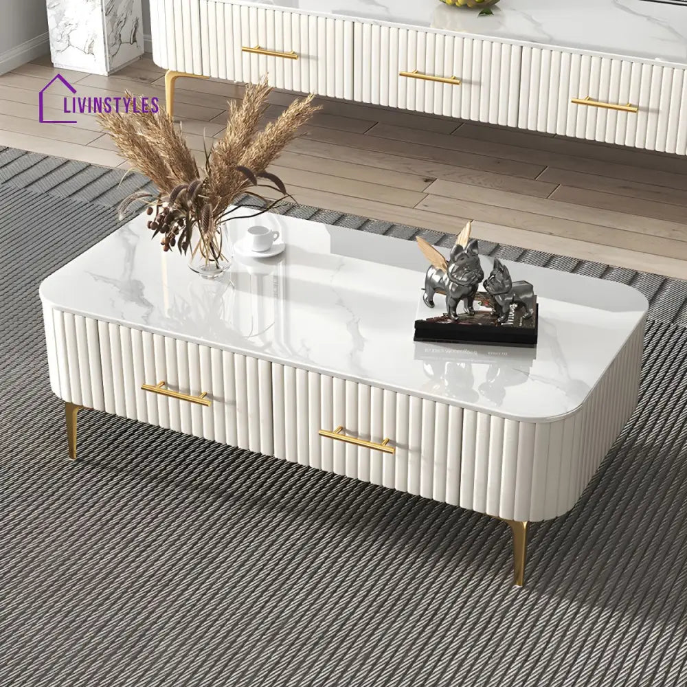 Aria Coffee Table for Living Room | Rectangle Shape