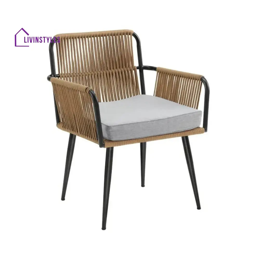 Aria Lamia 3-Piece Rope Patio Set - Perfect for Outdoor Entertaining - Patio Set