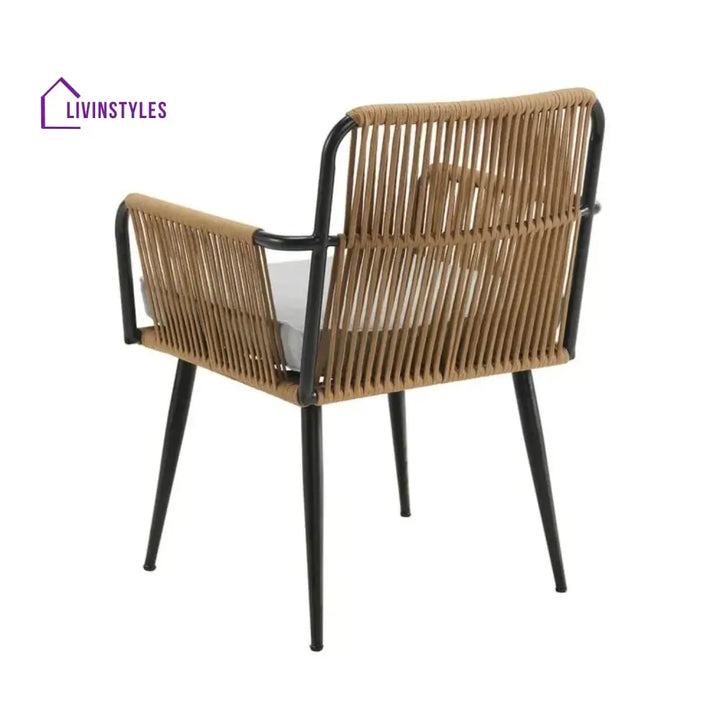 Aria Lamia 3-Piece Rope Patio Set - Perfect for Outdoor Entertaining - Patio Set