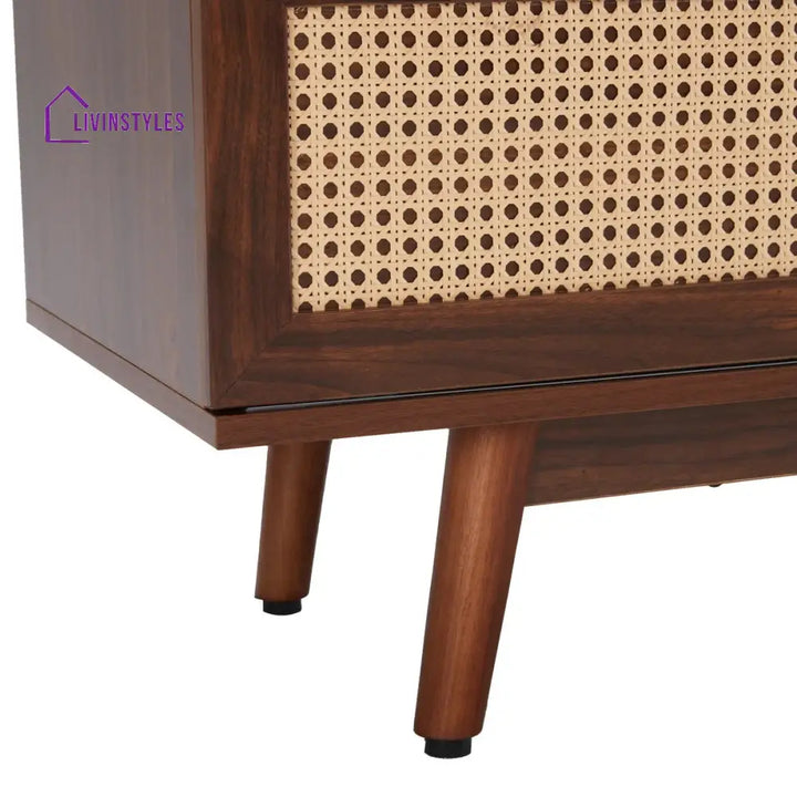 Aria Wooden Finish Tv Unit Stand for Living Room