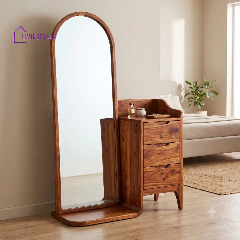 Ariane Premium Solid Wood Dressing Table for Bedroom | New Designer Dressing Unit