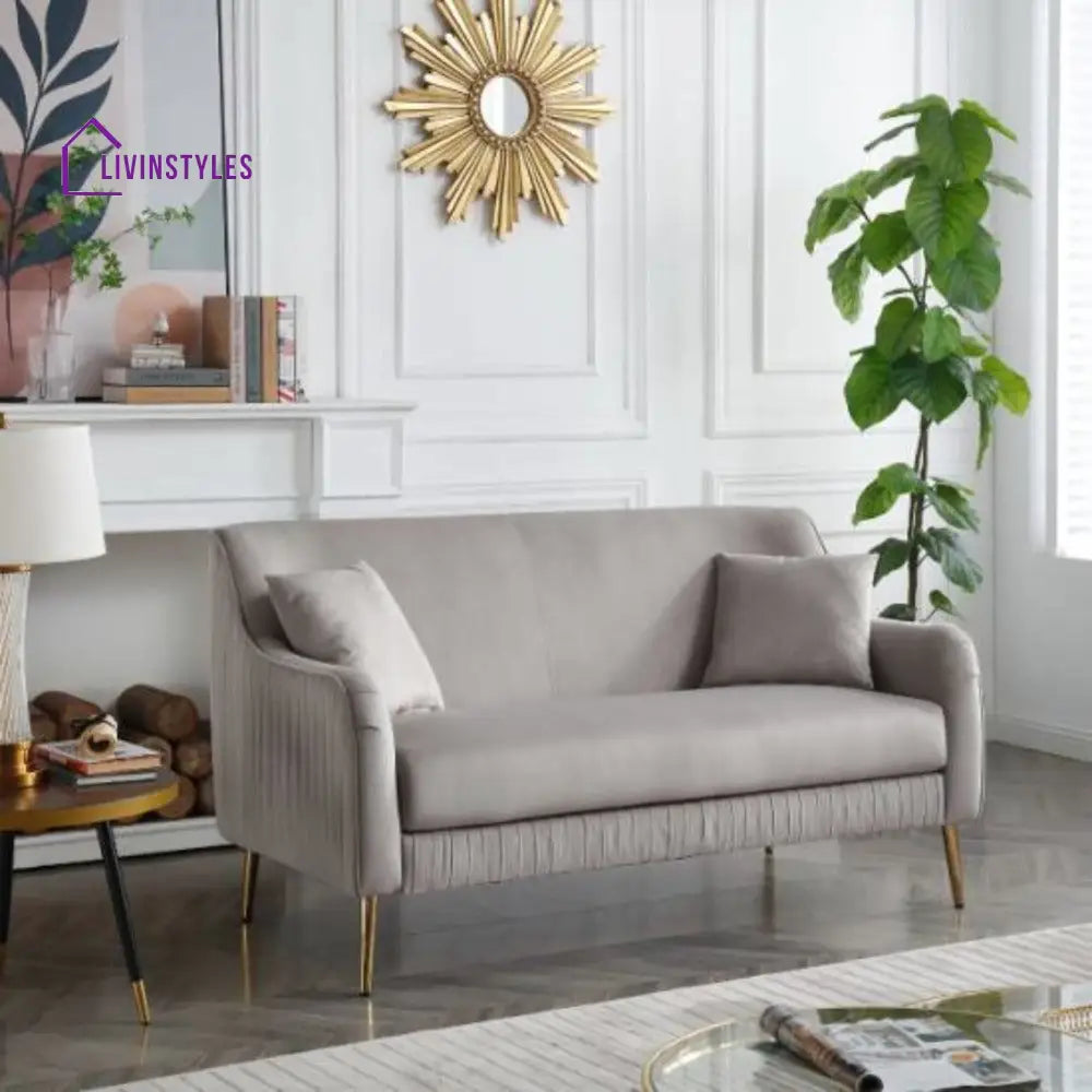 Arina 3 Seater Sofa in Grey colour for Living Room