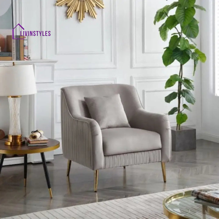 Arina 3 Seater Sofa in Grey colour for Living Room