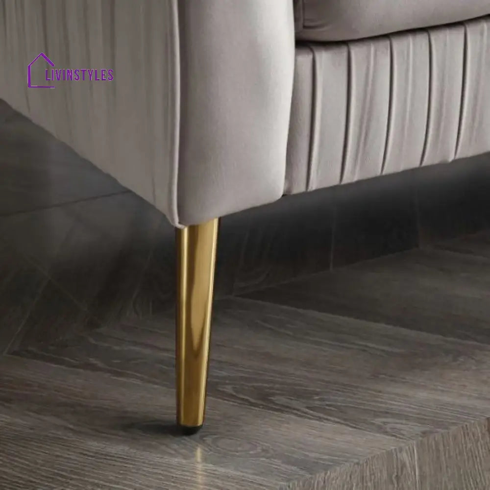 Arina 3 Seater Sofa in Grey colour for Living Room