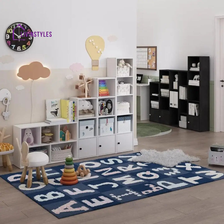 Arina Engineered Wood Bookshelves | Bookshelf for Living Room | Bedroom | Drawing Room | Study Room - One Bigger Size
