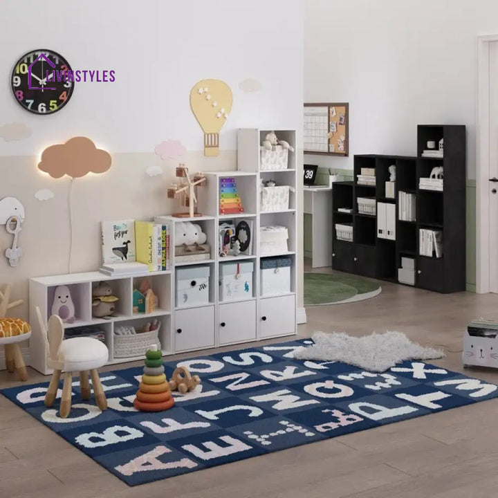 Arina Engineered Wood Bookshelves | Bookshelf for Living Room | Bedroom | Drawing Room | Study Room - One Bigger Size