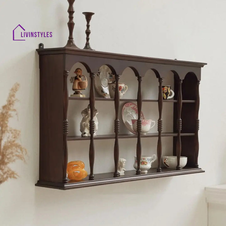 Arina Solid Wood Storage Shelves | Kitchen Shelves