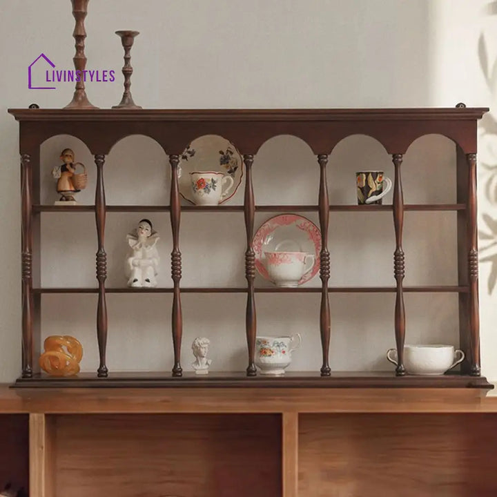 Arina Solid Wood Storage Shelves | Kitchen Shelves