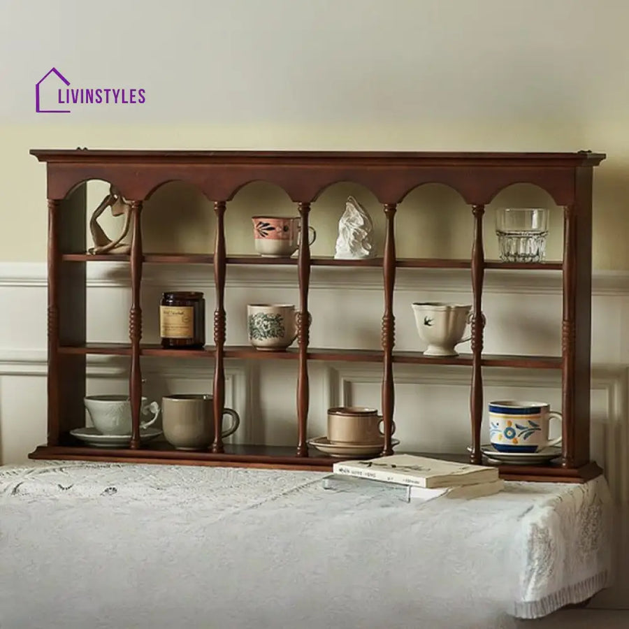 Arina Solid Wood Storage Shelves | Kitchen Shelves