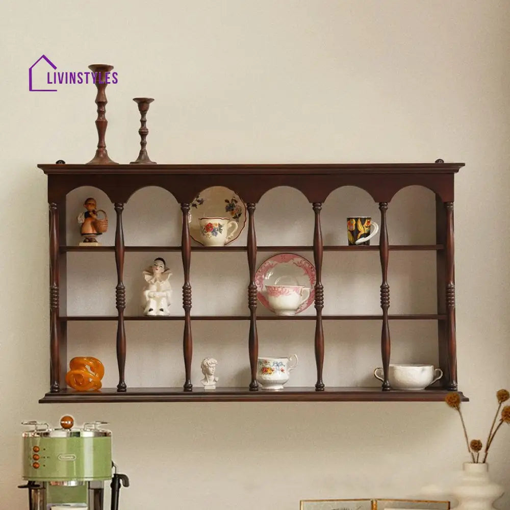 Arina Solid Wood Storage Shelves | Kitchen Shelves