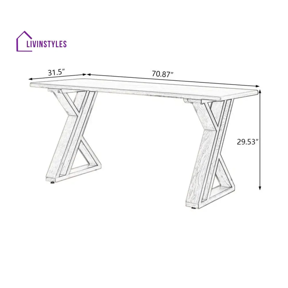 Arina Solid Wood Study Table for Students