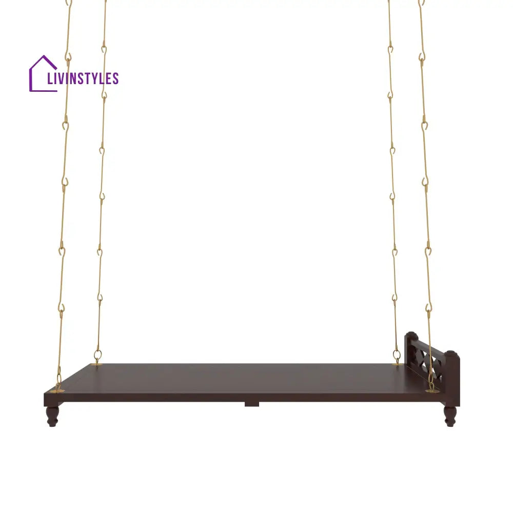 Arisha Dark Gradient Finished Wooden Handmade Traditional Swing Swing