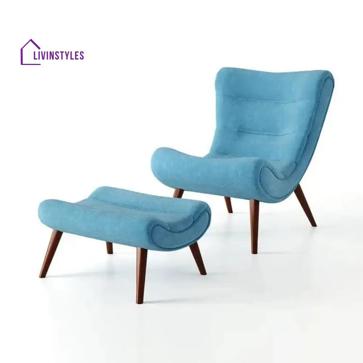 Aristarkh Wide Tufted Lounge Chair and Ottoman