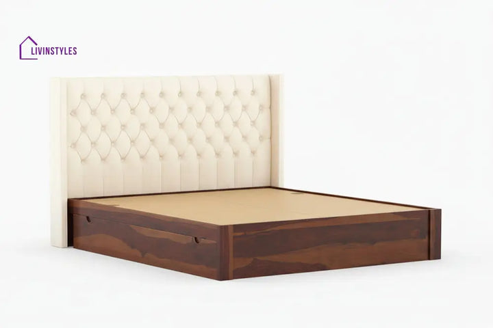 Aristeo Sheesham wood Drawer Storage Bed - King Size