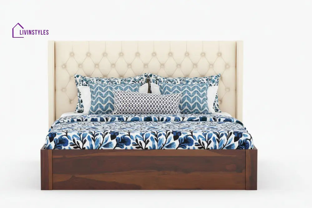 Aristeo Sheesham wood Drawer Storage Bed - King Size