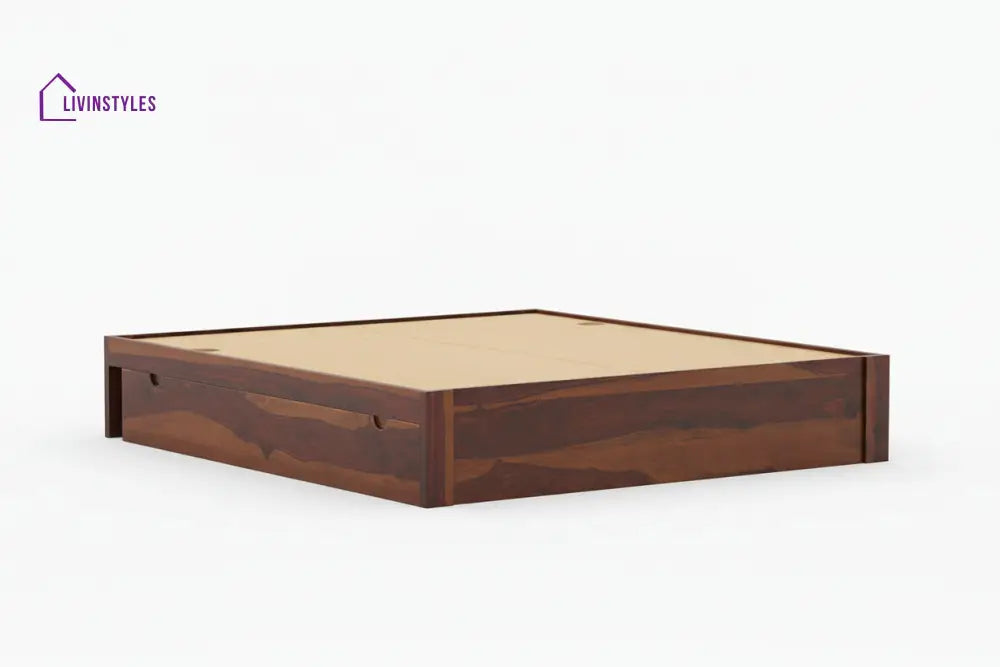 Aristeo Sheesham wood Drawer Storage Bed - King Size