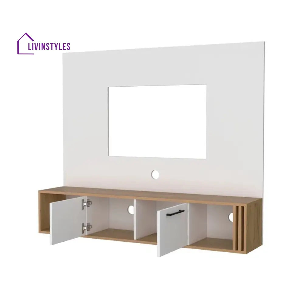 Arletta Wooden Finish Tv Unit Stand for Living Room