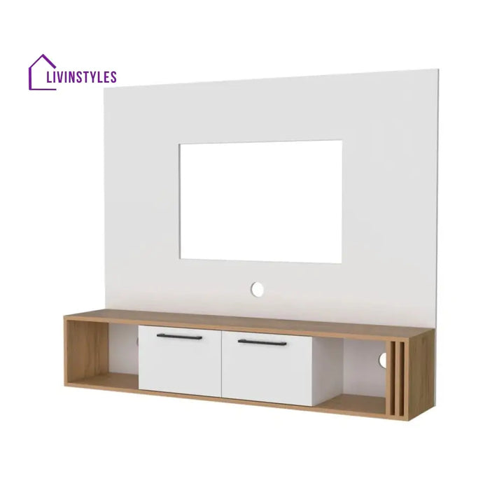 Arletta Wooden Finish Tv Unit Stand for Living Room