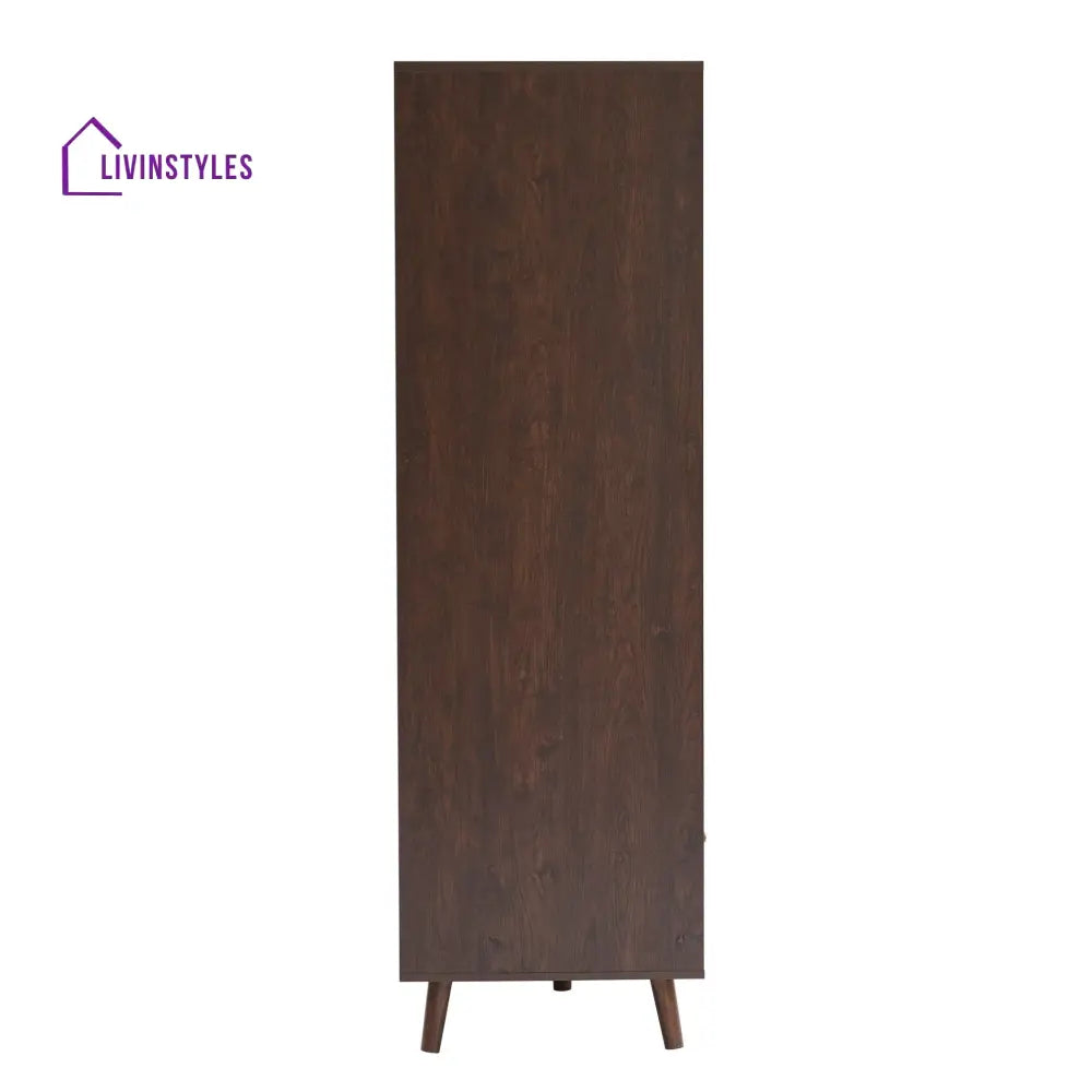 Armando 2 Door Wardrobe with Drawer - Walnut Wardrobe