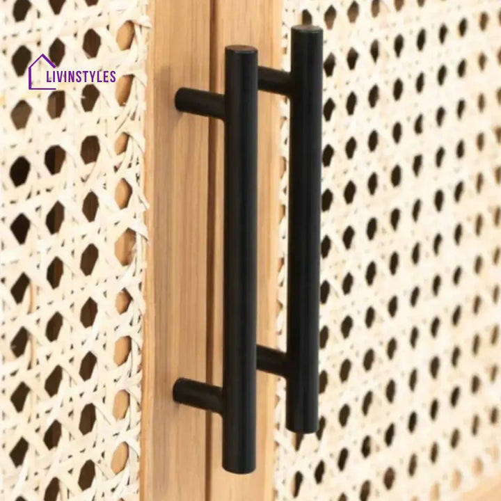 Arohi Mango Wood & Rattan TV Unit Natural