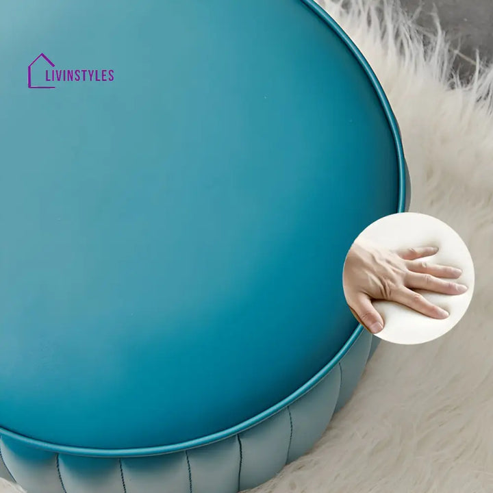 Arohita Living Room Ottoman | Faux Leather Fabric