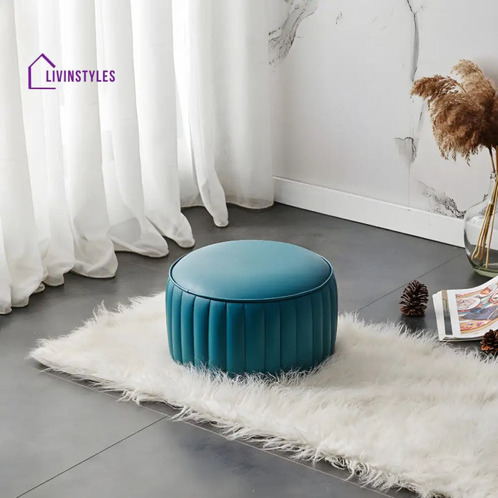 Arohita Living Room Ottoman | Faux Leather Fabric