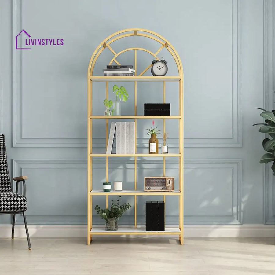 Arseny Stainless Steel Storage Shelves | Bookshelves