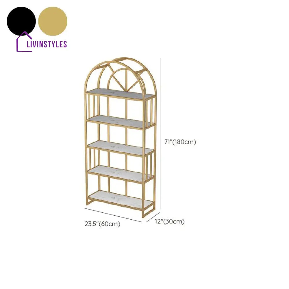 Arseny Stainless Steel Storage Shelves | Bookshelves