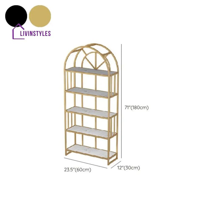 Arseny Stainless Steel Storage Shelves | Bookshelves