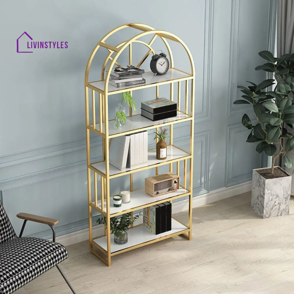 Arseny Stainless Steel Storage Shelves | Bookshelves