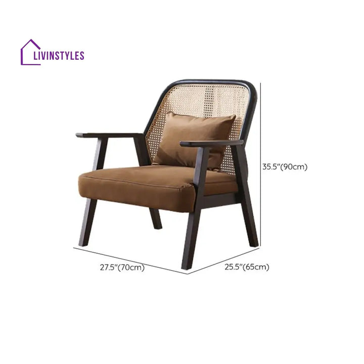 Artem Solid Wood and Cane Weaving Sofa Set for Living Room 3 + 2 + 1 Set