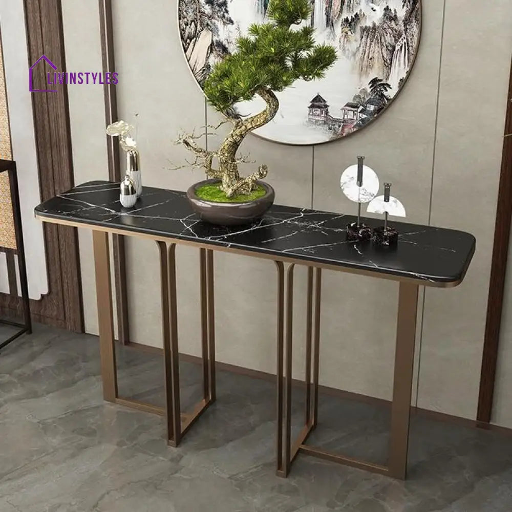 Artem Stainless Steel Console Table for Living Room