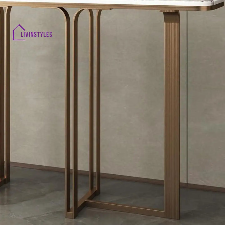Artem Stainless Steel Console Table for Living Room