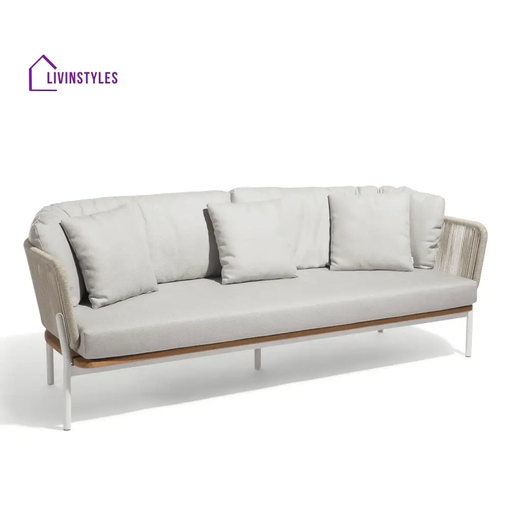 Arthur Outdoor Sofa Set 2 3 Seater sofa 2 Single seater 1 Small Table and 1 Center Table With 1 Side Table Set - Sofa