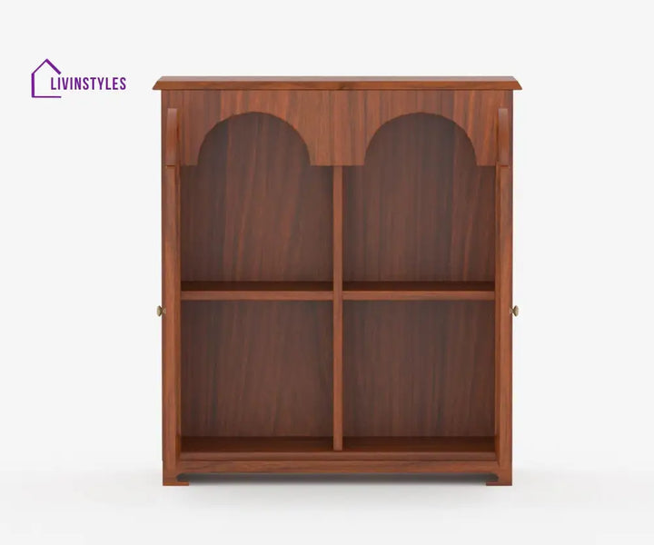 Artur Solid Wood Acacia Cane Cabinet and Sideboard (Honey Finish)