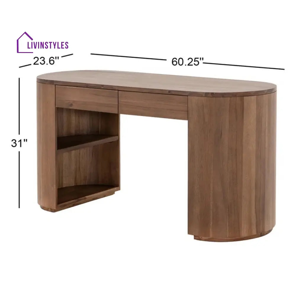 Artur Solid Wood Study Table for Students