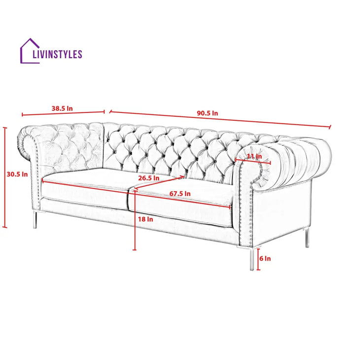 Artyom Button Tufted Sofa Sofa