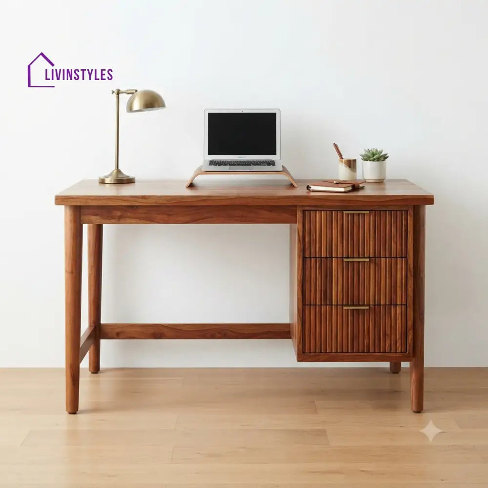 Aruna Sheesham Wood Study Table for Home | Wooden Study Table